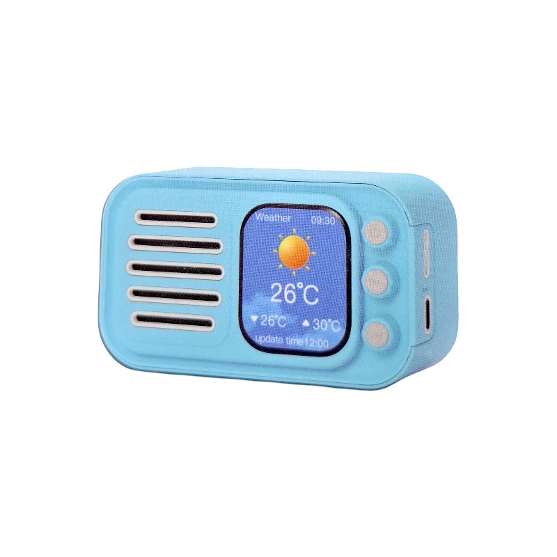 Ασύρματο ηχείο Bluetooth με οθόνη – WS-501 – 811788 – Blue