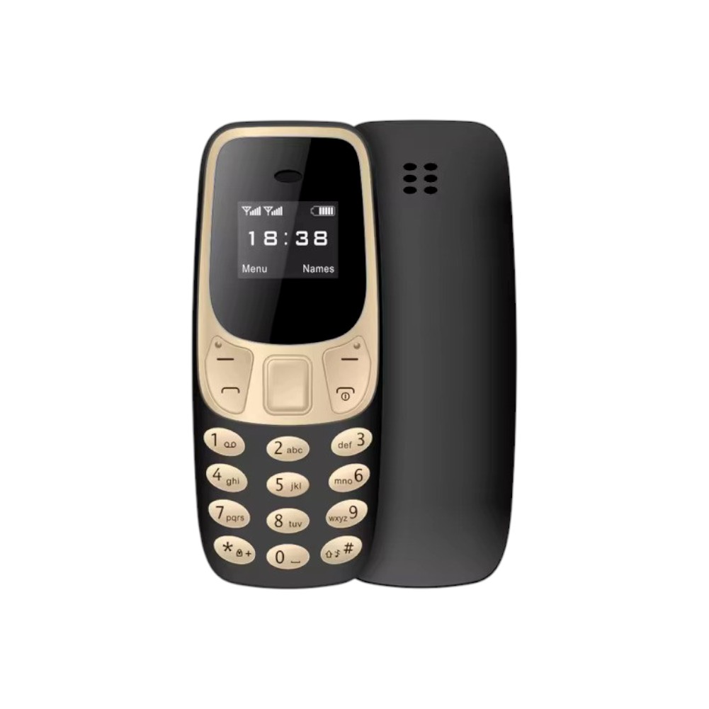 Κινητό τηλέφωνο Mini – BM10 – 812242 – Black/Gold