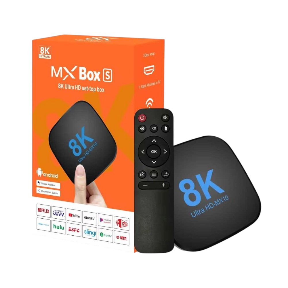 Android TV Box – MX10 8K – 4+64GB – ATV – 812266