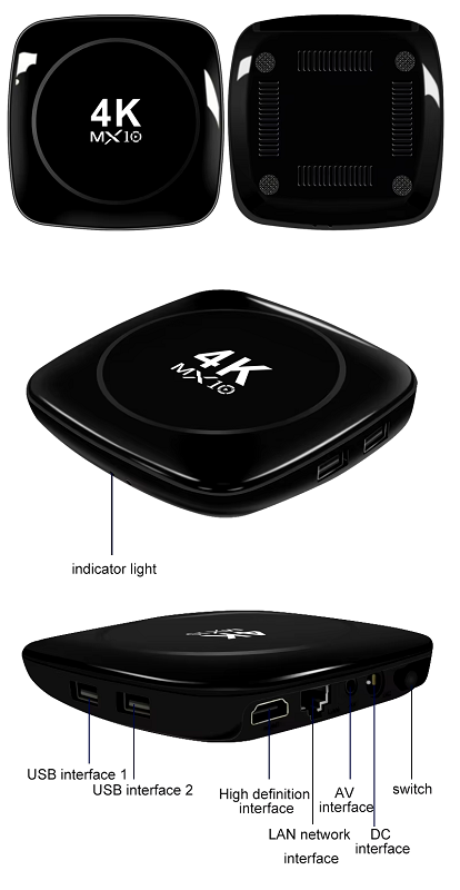 Android TV Box – MX10 4K – 812273