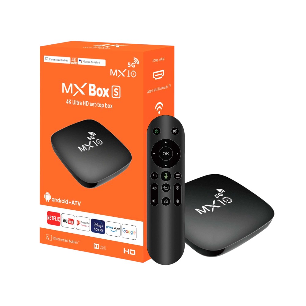 Android TV Box – MX10 4K 5G – 812280