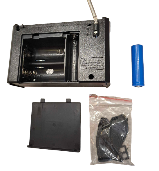 Επαναφορτιζόμενο ραδιόφωνο – EC-2130BT – 821286 – Red