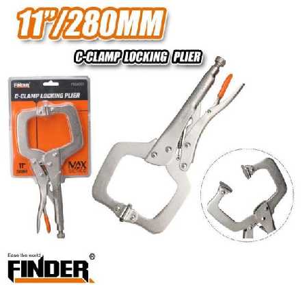 Σφιγκτήρας ηλεκτροκόλλησης – Grip τύπου C – 280mm/11″ – Finder – 190500