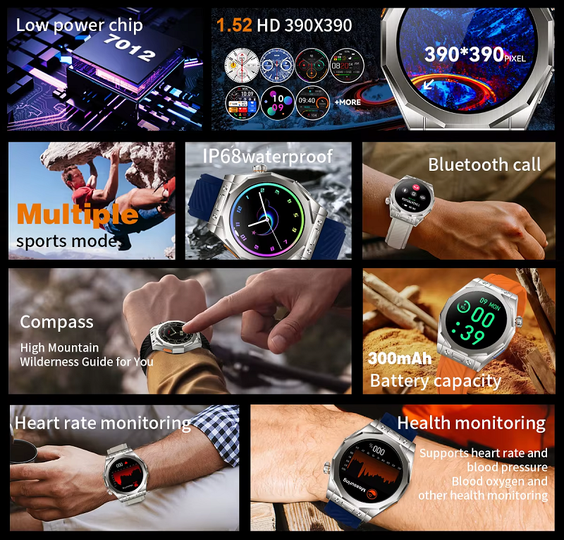 Σετ Smartwatch με 3 λουράκια – Z83 MAX – 880518 – White