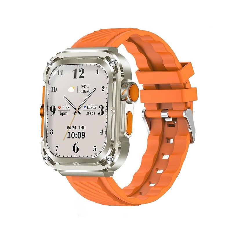 Σετ Smartwatch με 3 λουράκια – Z85 MAX – 065097 – Orange