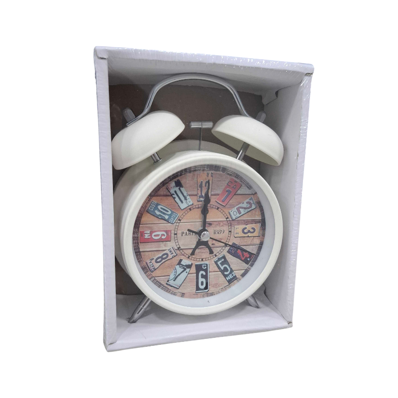 Επιτραπέζιο ρολόι – Ξυπνητήρι – 8806-2 – 880621 – Beige