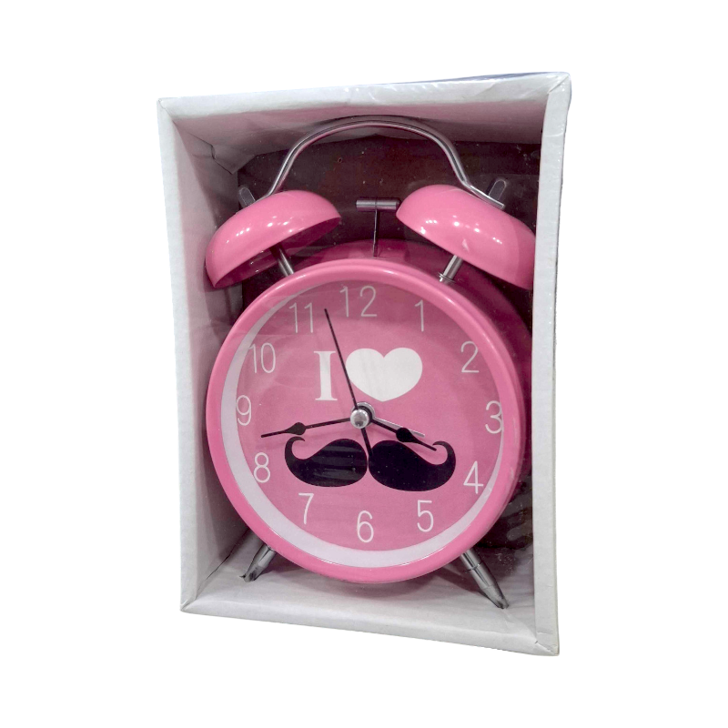 Επιτραπέζιο ρολόι – Ξυπνητήρι – 8806-9 – 880635 – Pink