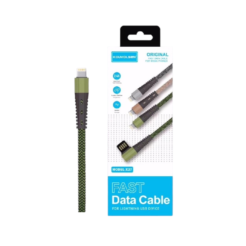 Καλώδιο φόρτισης & data – Lightning – Fast Charge – X27/5G – 1.2m – 880653
