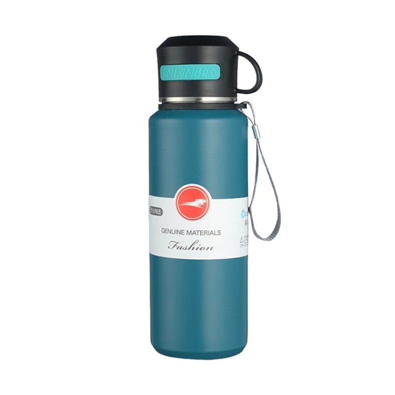 Φορητό παγούρι-θερμός με φλιτζάνι – 800ml – CF8279 – 882799 – Blue