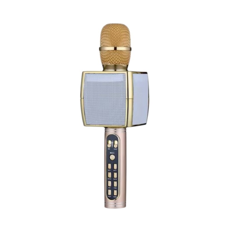 Ασύρματο μικρόφωνο Karaoke με ηχείο – YS-91 – 885215 – Gold