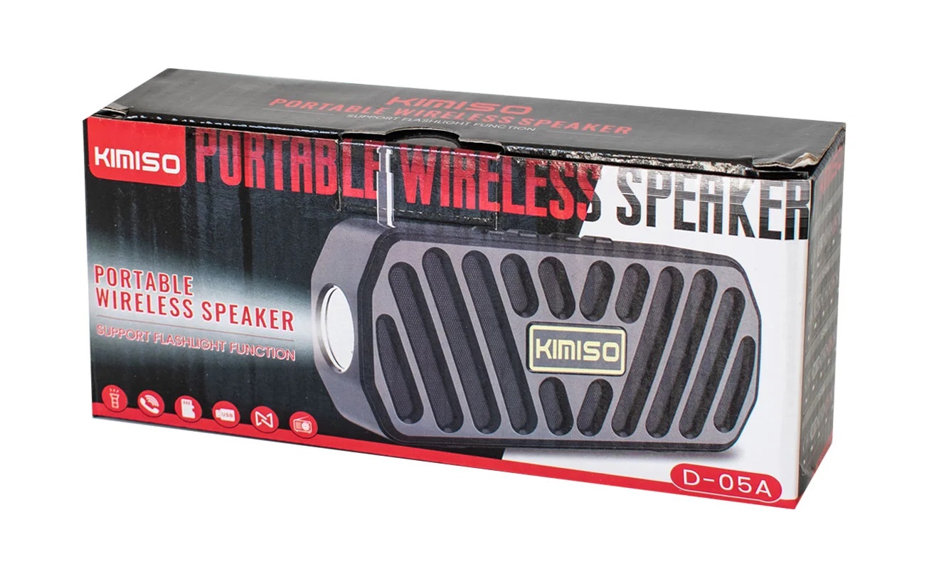 Ασύρματο ηχείο Bluetooth με φακό LED – KMS-05A – 885864 – Black