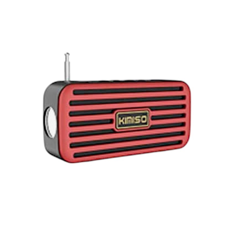 Ασύρματο ηχείο Bluetooth με φακό – KMS-03A – 885888 – Red