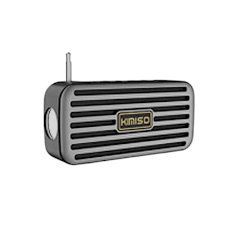 Ασύρματο ηχείο Bluetooth με φακό – KMS-03A – 885888 – Grey