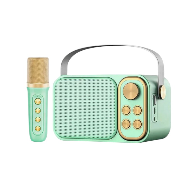 Ασύρματο ηχείο Bluetooth με μικρόφωνο Karaoke – YS-103 – 887288 – Green