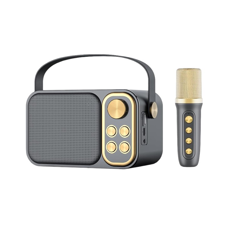Ασύρματο ηχείο Bluetooth με μικρόφωνο Karaoke – YS-103 – 887288 – Black