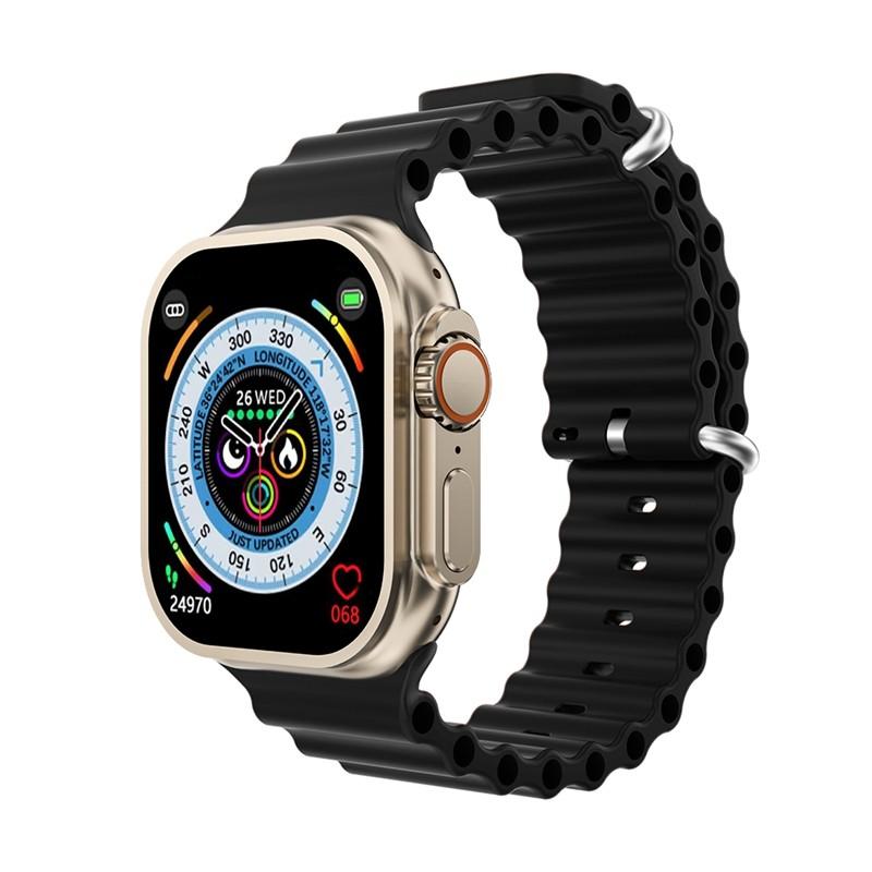 Σετ Smartwatch με 3 λουράκια – LG77 Mini – 064908 – Black