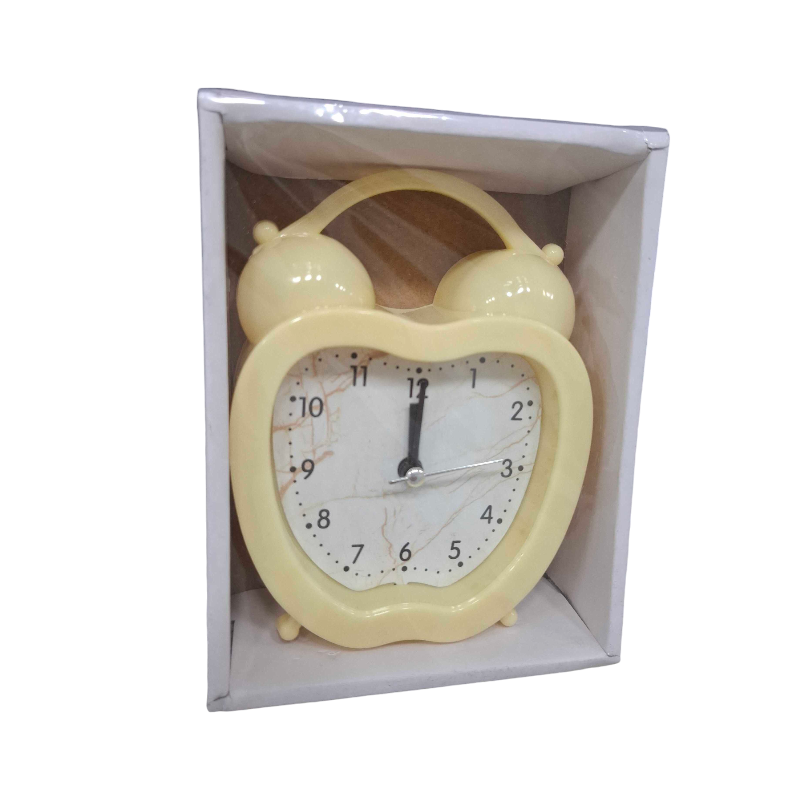 Επιτραπέζιο ρολόι – Ξυπνητήρι – 615D  – 906151 – Yellow