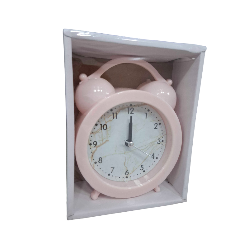 Επιτραπέζιο ρολόι – Ξυπνητήρι – 616D – 906168 – Pink