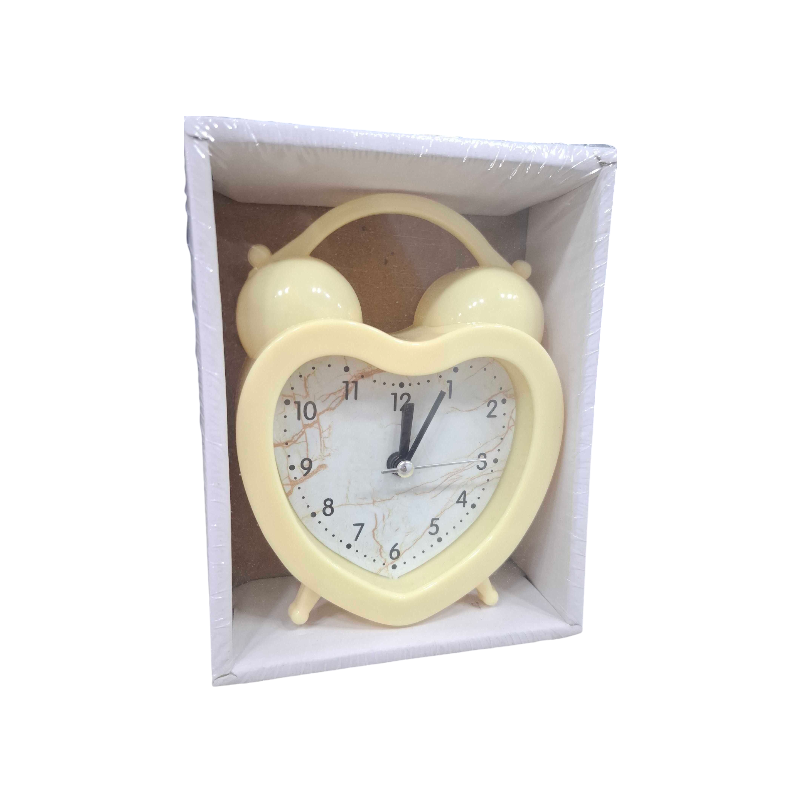 Επιτραπέζιο ρολόι – Ξυπνητήρι – 617D – 906175 – Yellow