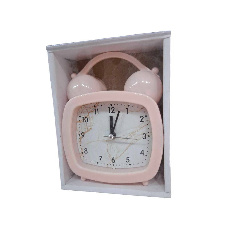 Επιτραπέζιο ρολόι – Ξυπνητήρι – 618D – 906182 – Pink