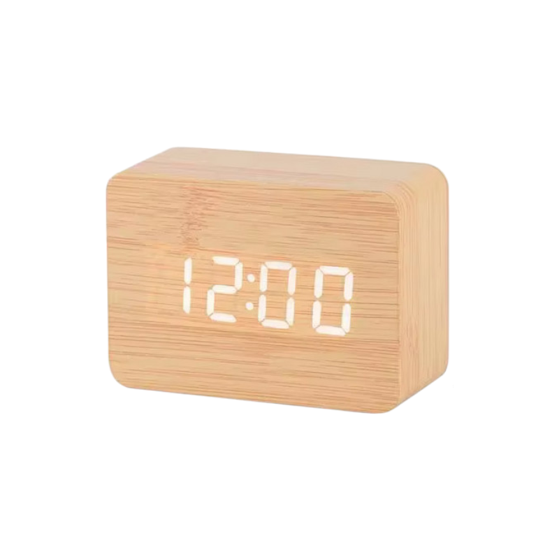 Ψηφιακό ρολόι – Ξυπνητήρι – ET009 – 909481 – Beige