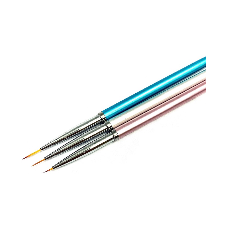 Σετ πινέλα μανικιούρ Nail Art – B158 – 3pcs – 910518