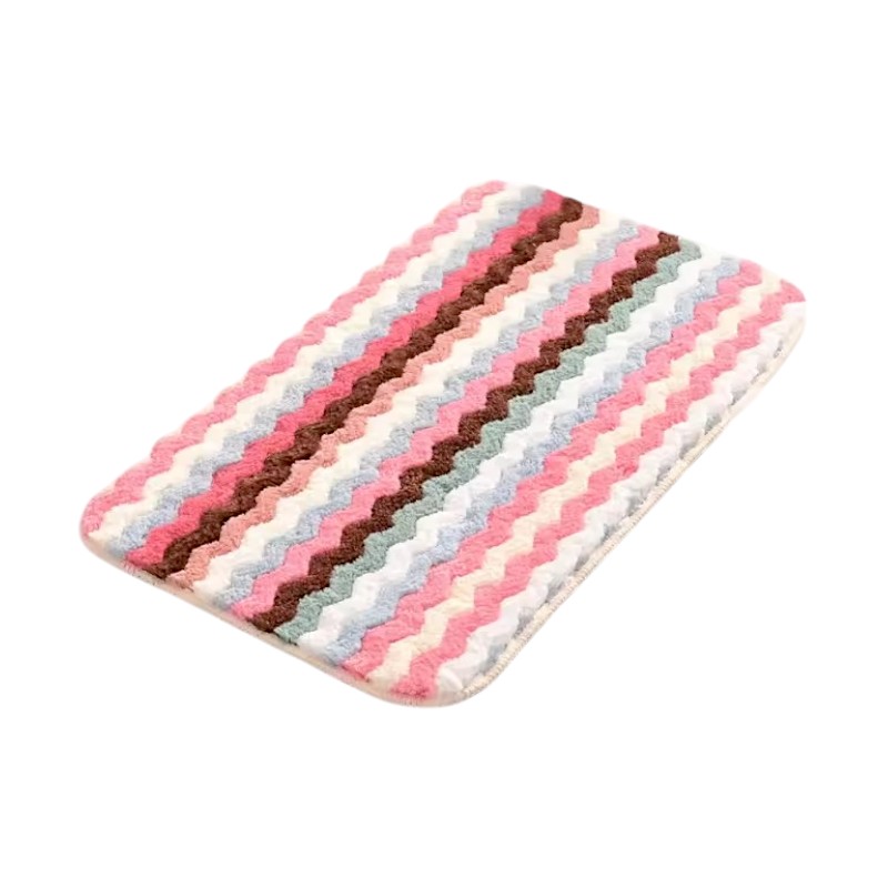 Πατάκι μπάνιου – 38x58cm – 915572 – Pink/White