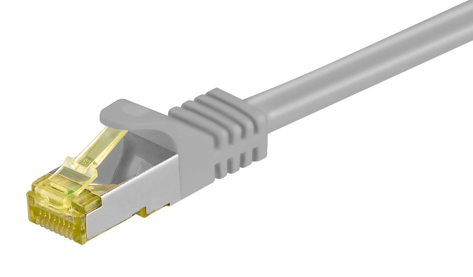 GOOBAY καλώδιο δικτύου 91603, CAT 7 S/FTP, copper, 500MHz, 2m, γκρι