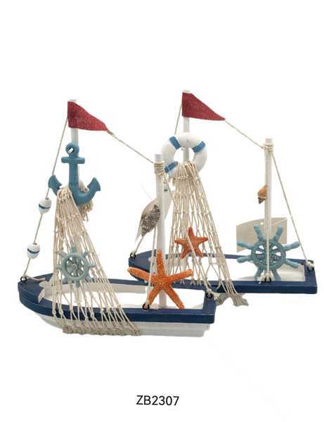 Σετ διακοσμητικά Souvenir – Καραβάκι – 2 τεμάχια – ZB2307 – 921201