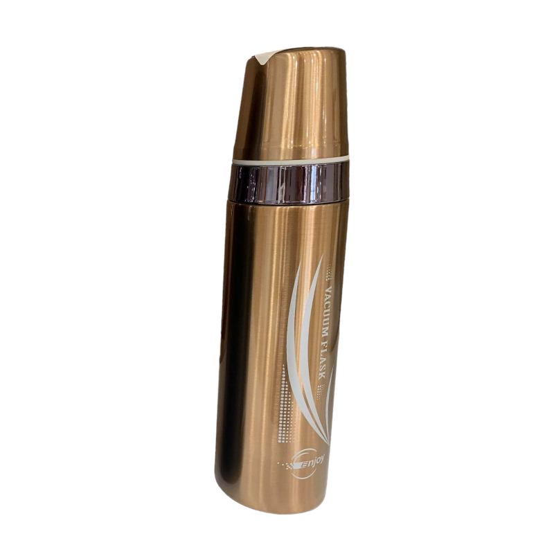 Φορητό παγούρι-θερμός με ποτήρι – 750ml – 954279 – Gold