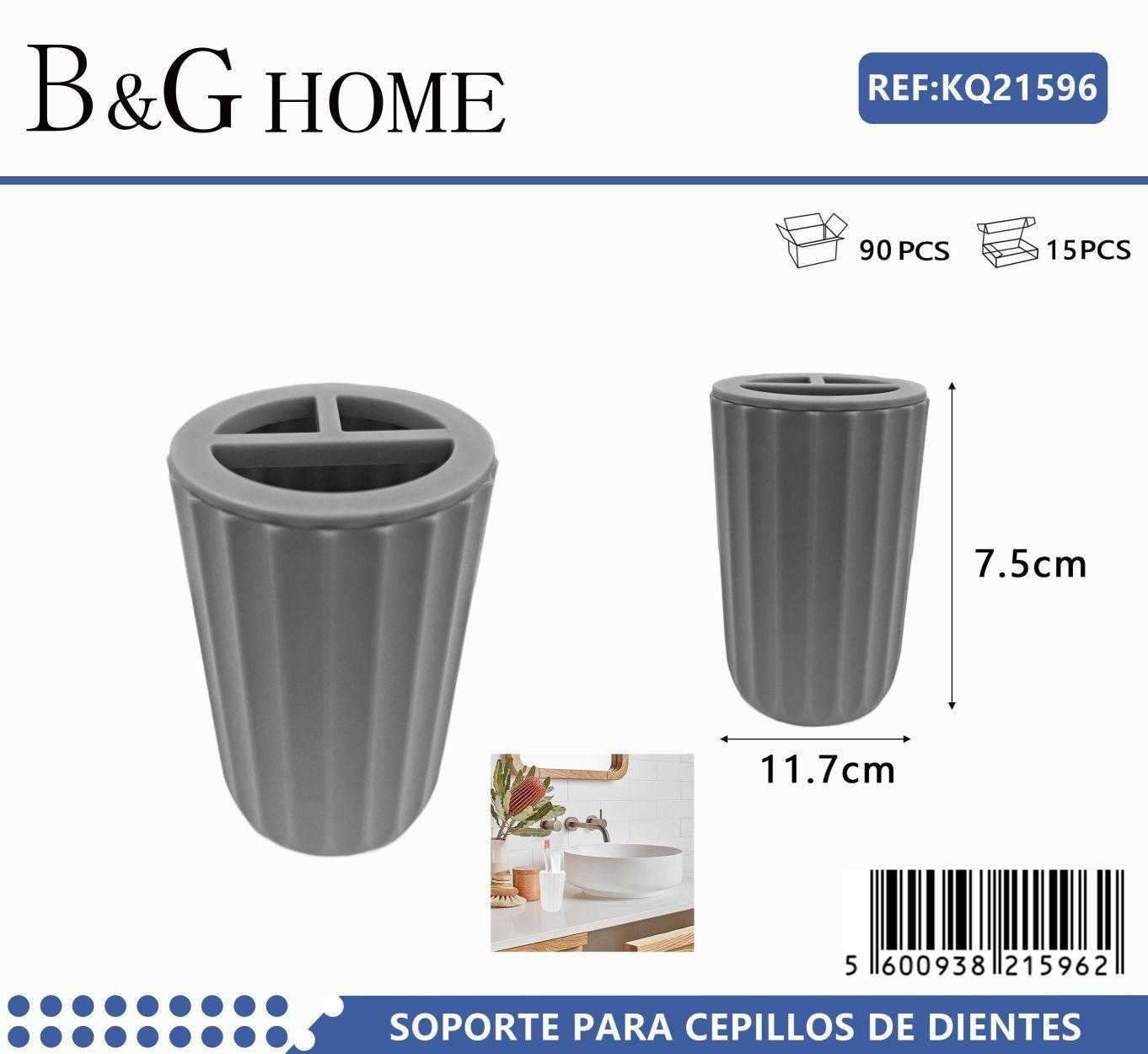 Θήκη οδοντόβουρτσας πλαστική – Grey – 21596