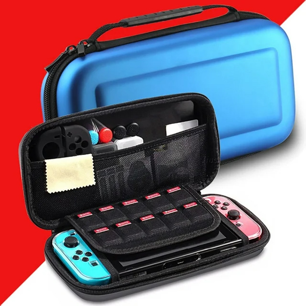Θήκη μεταφοράς για Nintendo Switch AK223D, 26×12.5×5.5cm, μπλε