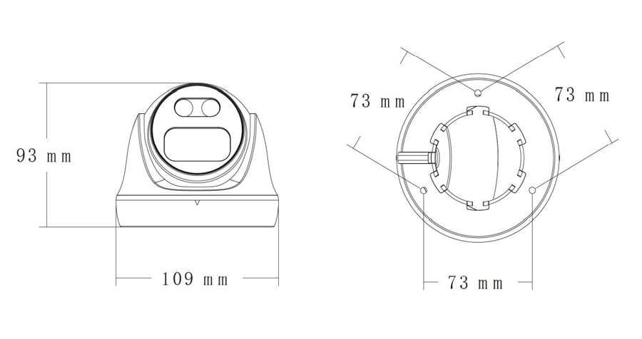 LONGSE υβριδική κάμερα CMSATHC200FPE, 2.8mm, 1/3″ CMOS, 5MP, AOC, IR 25m