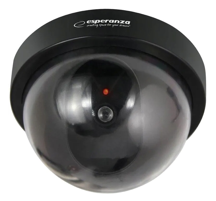 ESPERANZA ψεύτικη κάμερα CCTV ECA101 με LED, μαύρη