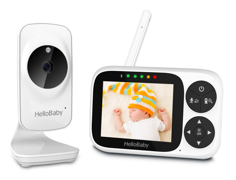 HELLOBABY ενδοεπικοινωνία μωρού HB2033 με κάμερα & οθόνη 3.2″, 720p