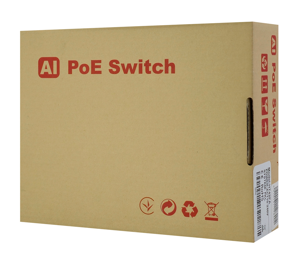 LONGSE PoE switch HT42FA με 4x LAN & 2x WAN θύρες, 10/100Mbps