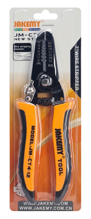 JAKEMY απογυμνωτής καλωδίων JM-CT4-12, 0.6-2.6 mm/22-10 AWG