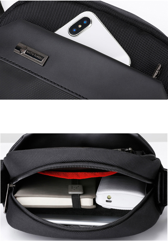 ARCTIC HUNTER τσάντα ώμου K00065 με θήκη tablet, 3L, μαύρη