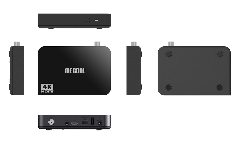MECOOL TV Box KT2 με ψηφιακό δέκτη DVB-T2, 4K, 2/32GB, WiFi, Google/Netflix πιστοποίηση, Android 11