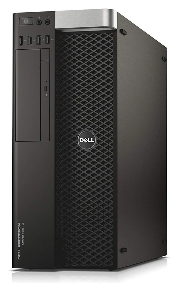 DELL Workstation Precision 5810, Refurbished Grade A Repainted, E5-1650 v4, 16/256GB M.2, Barco MXRT-7600, FreeDOS