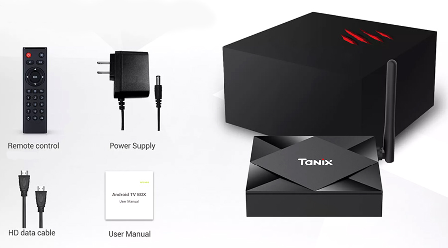 TANIX TV Box TX6S, 4K, 8K, H616, 4GB/32GB, WiFi 2.4/5GHz, Android 10