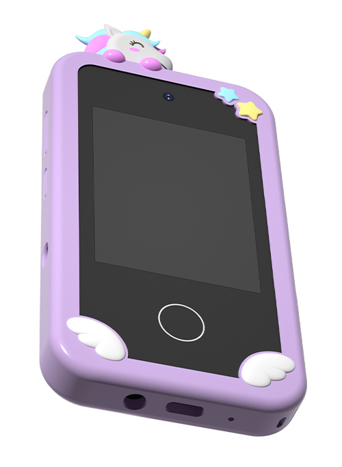 WOWKIDS παιδικό smartphone με κάμερα P1 Plus, 2.8″ οθόνη αφής, μωβ