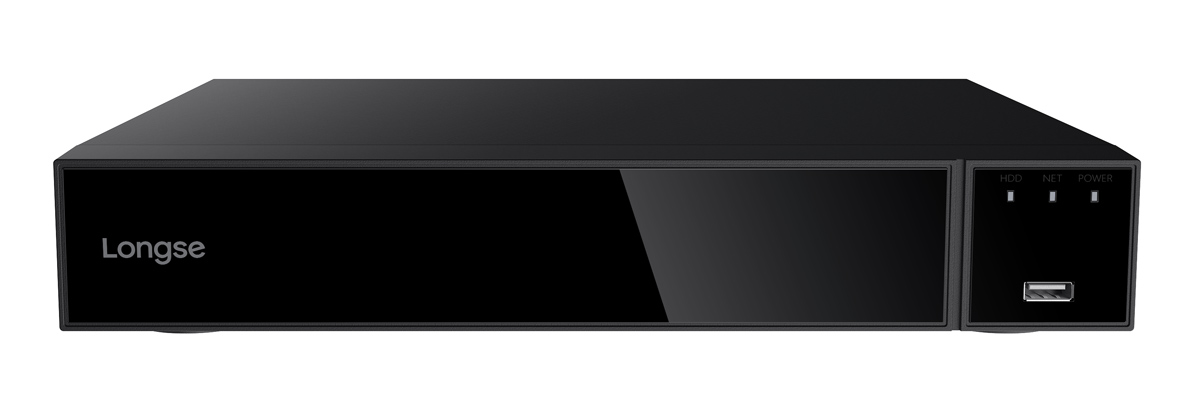 LONGSE XVR υβριδικό καταγραφικό XVR3004C1P, 8MP H.265/H.264, 4 καναλιών