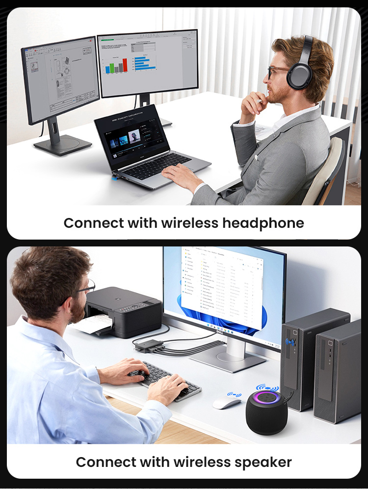 USAMS USB αντάπτορας Bluetooth 5.1 ZB321, μαύρος