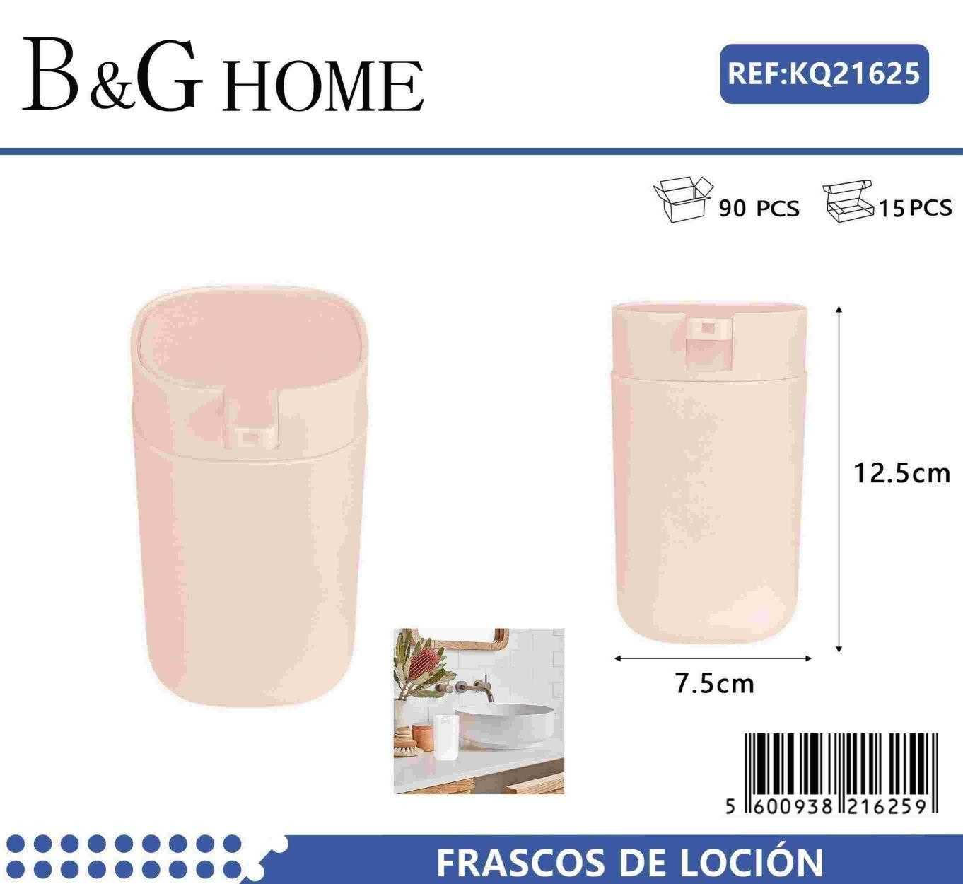 Θήκη κρεμοσάπουνου Dispenser πλαστική – Light Pink – 21625