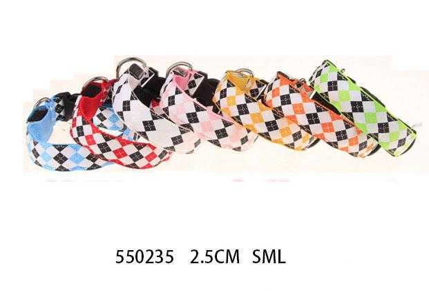 Φωτεινό περιλαίμιο – κολάρο σκύλου – 2.5cm – S/M/L – 12pcs – 550235