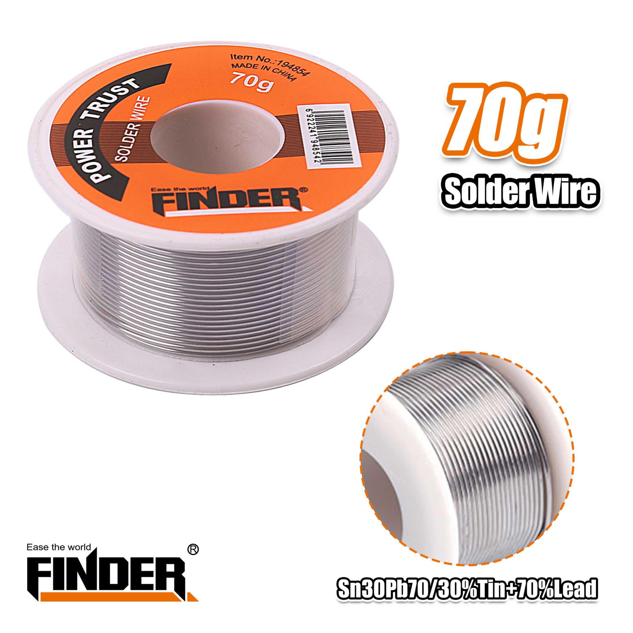 Σύρμα συγκόλλησης Καλάι – 70g – Finder – 194854