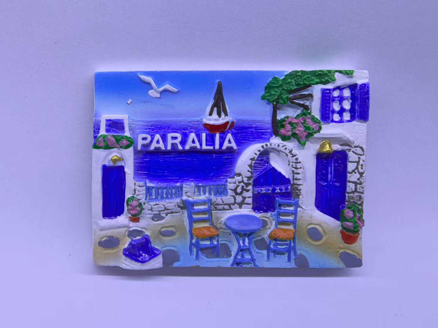 Τουριστικό μαγνητάκι Souvenir – Σετ 12pcs – Paralia – 678420
