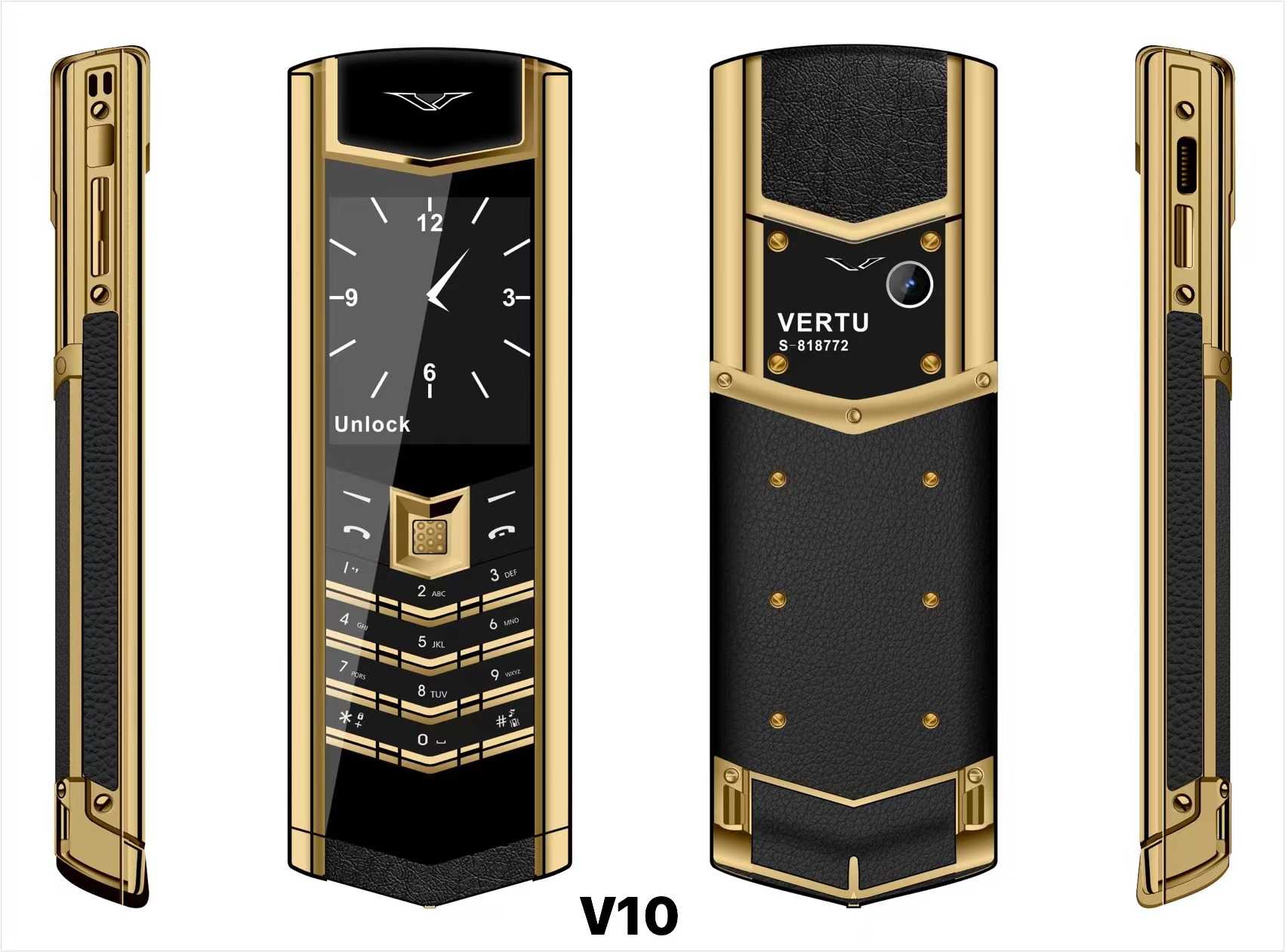 Κινητό τηλέφωνο – V10 – Dual Sim – 812198 – Gold