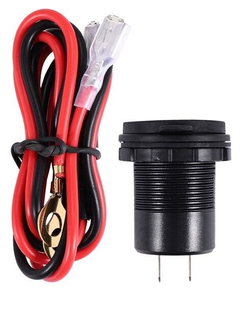 Σταθερή θύρα φόρτισης USB οχημάτων με βολτόμετρο – Quick Charger – 1540405/06 – 507935